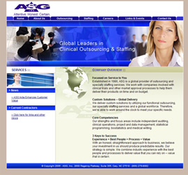 ASG-INC website